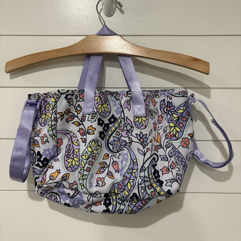 Vera Bradley | Organizer Lighten Up Everything Purple Paisley Maddalena Travel - Picture 6 of 10